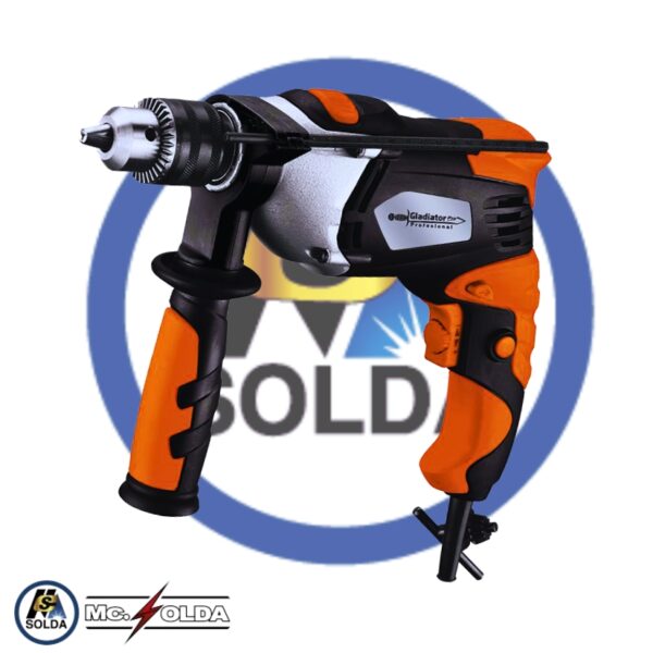 TALADRO PERCUTOR GLADIATOR 810W-13MM