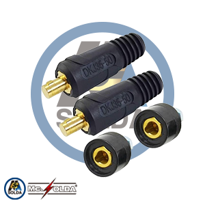 JUEGO DE CONECTORES DE SOLDADORA 35-50(2M-2H)